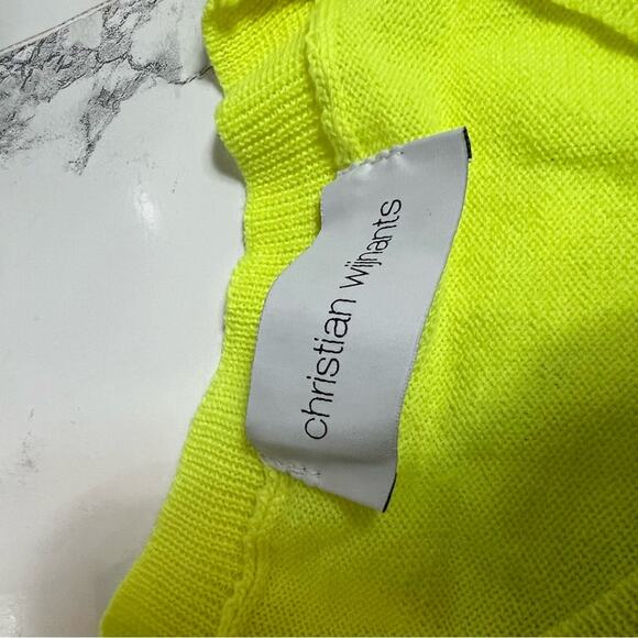 CHRISTIAN WIJNANTS
KAITLY TOP - FLUORESCENT YELLOW Sz L - Picture 5 of 8